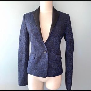 BCBG Paisley Jacquard Blazer